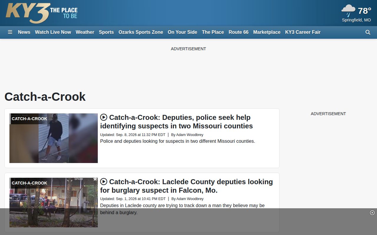 KY3 regional wanted and crime notices